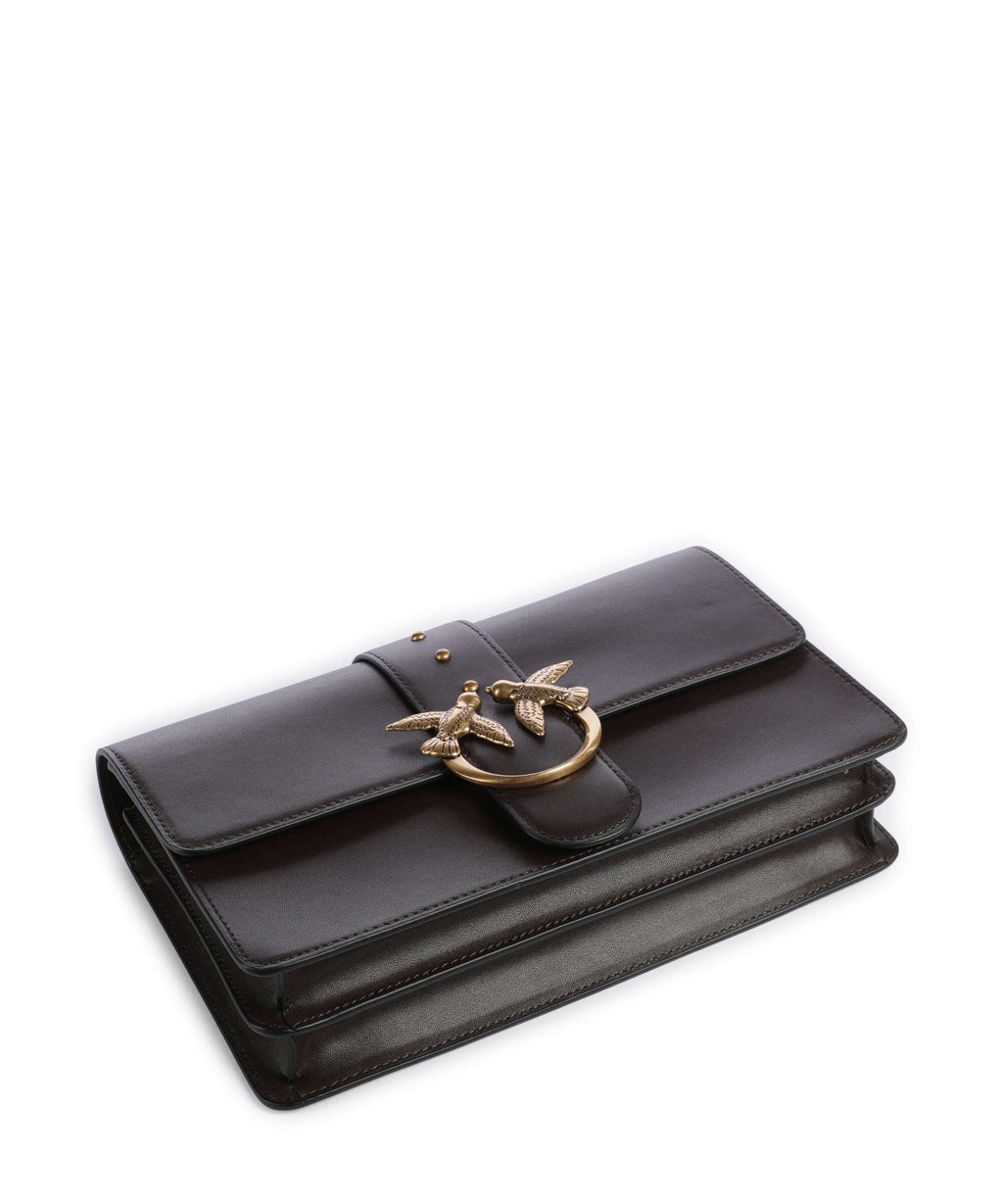 Pinko Love One Classic Crossbody bag marrone marasca/antique gold