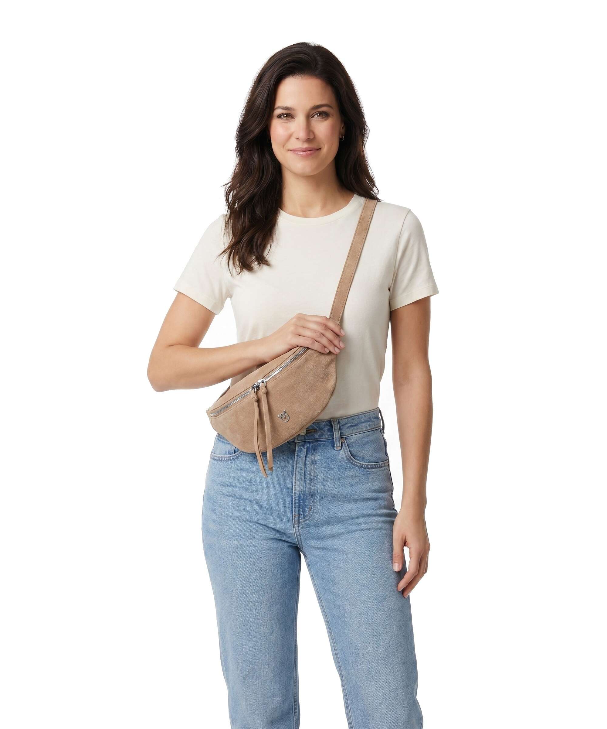 Pinko Belt bag beige/scoiattolo/antique gold