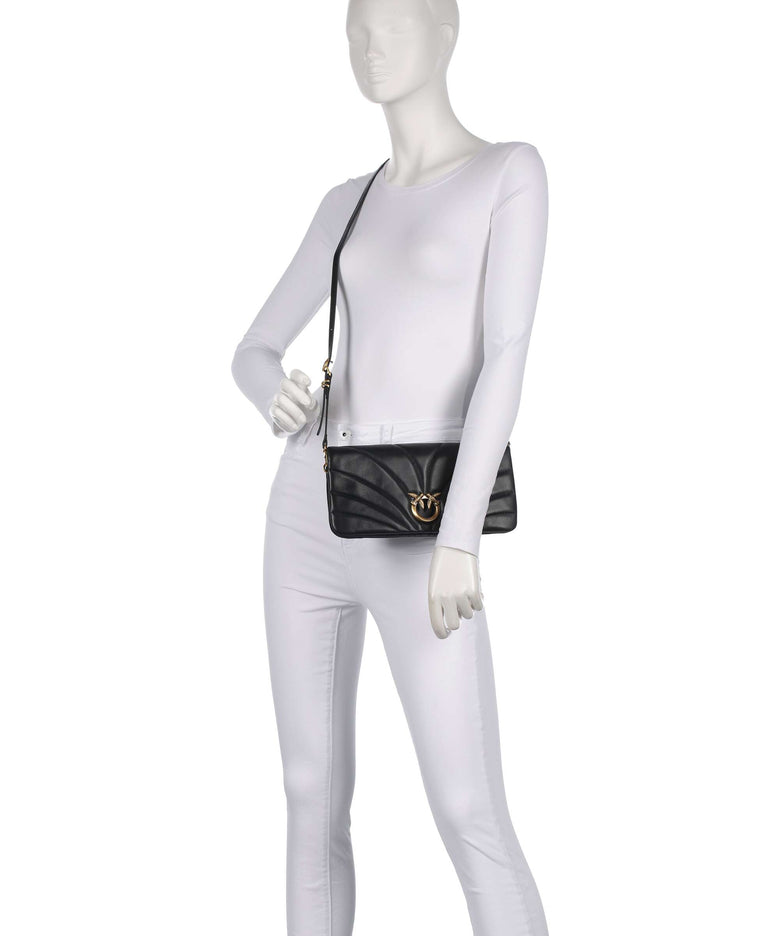 Pinko Click Horizontal Classic Crossbody bag nero/antique gold