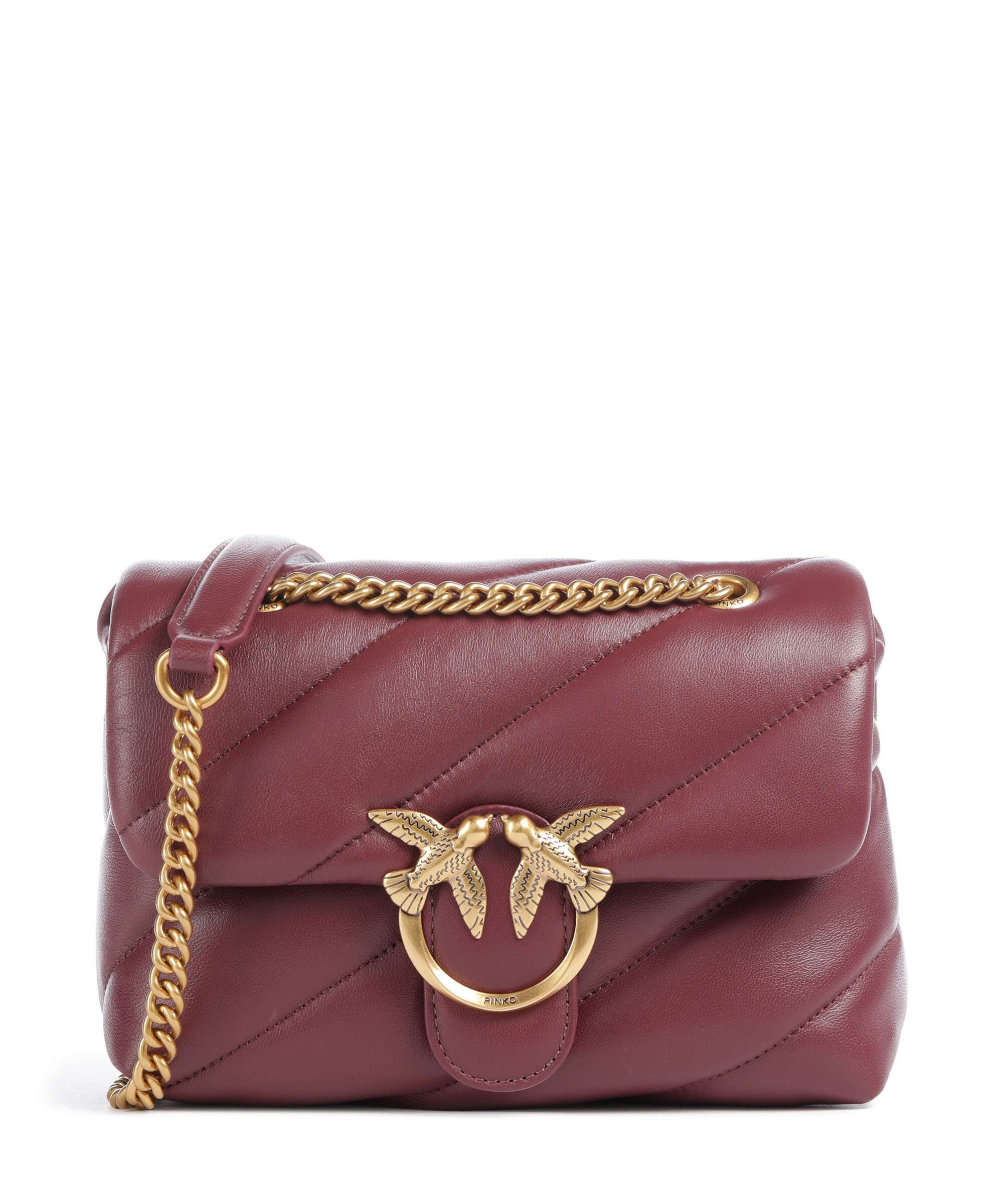 Pinko Love Puff Mini Shoulder bag ribes intenso/antique gold