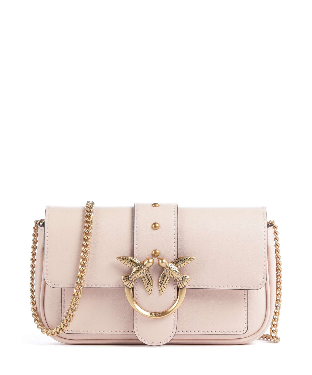 Pinko Love One Pocket Wallet rosa cammeo/antique gold