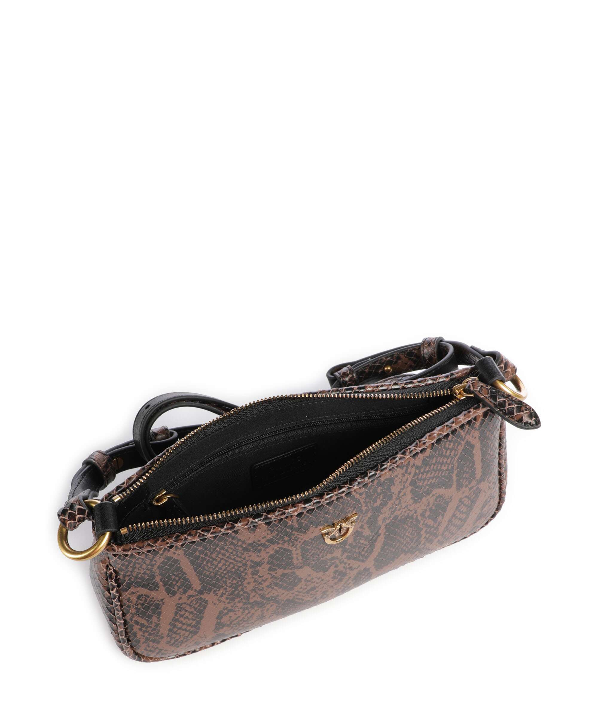 Pinko Half Moon Mini Crossbody bag roccia/marrone/antique gold