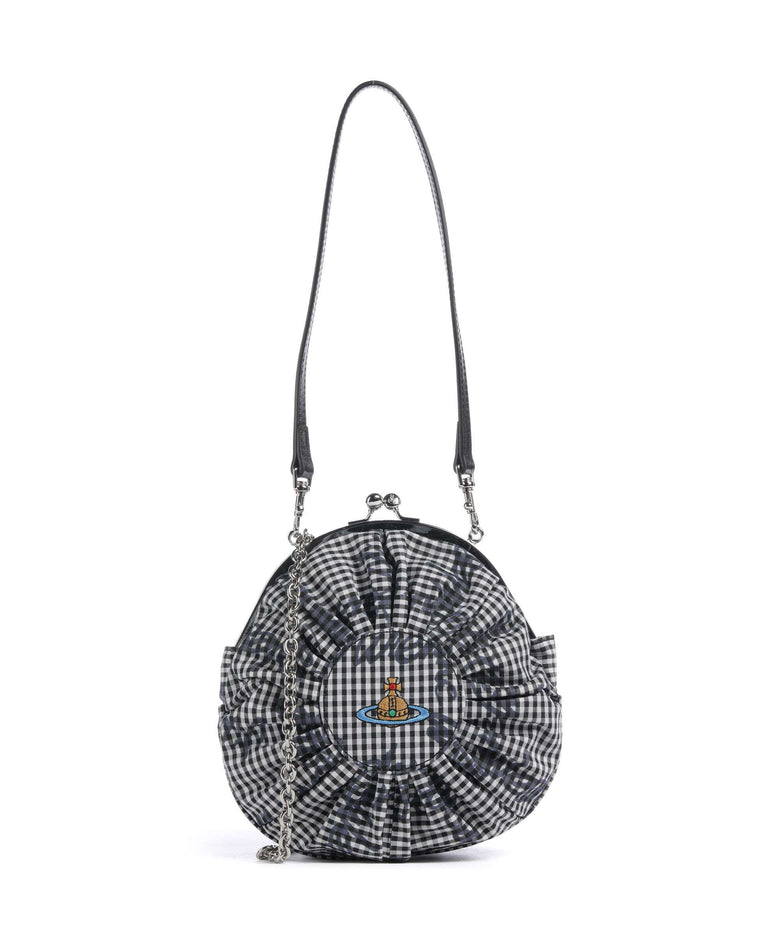 Vivienne Westwood Rosie Frame Print Classic Crossbody bag gingham/black