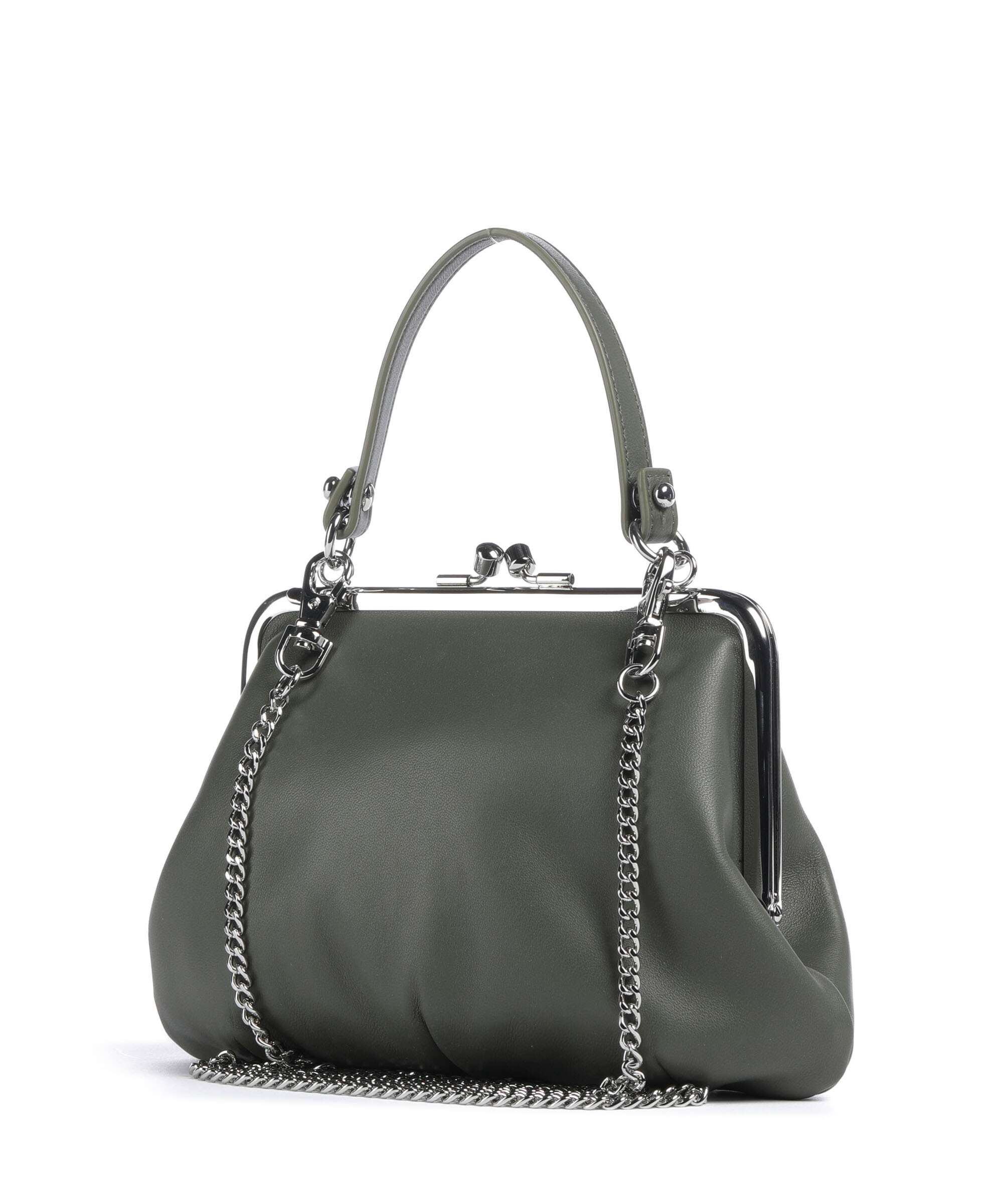 Vivienne Westwood Granny Frame Nappa Crossbody bag green