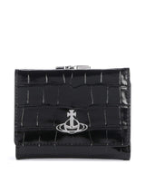 Vivienne Westwood Frame Embossed Croc Small Portefeuille black