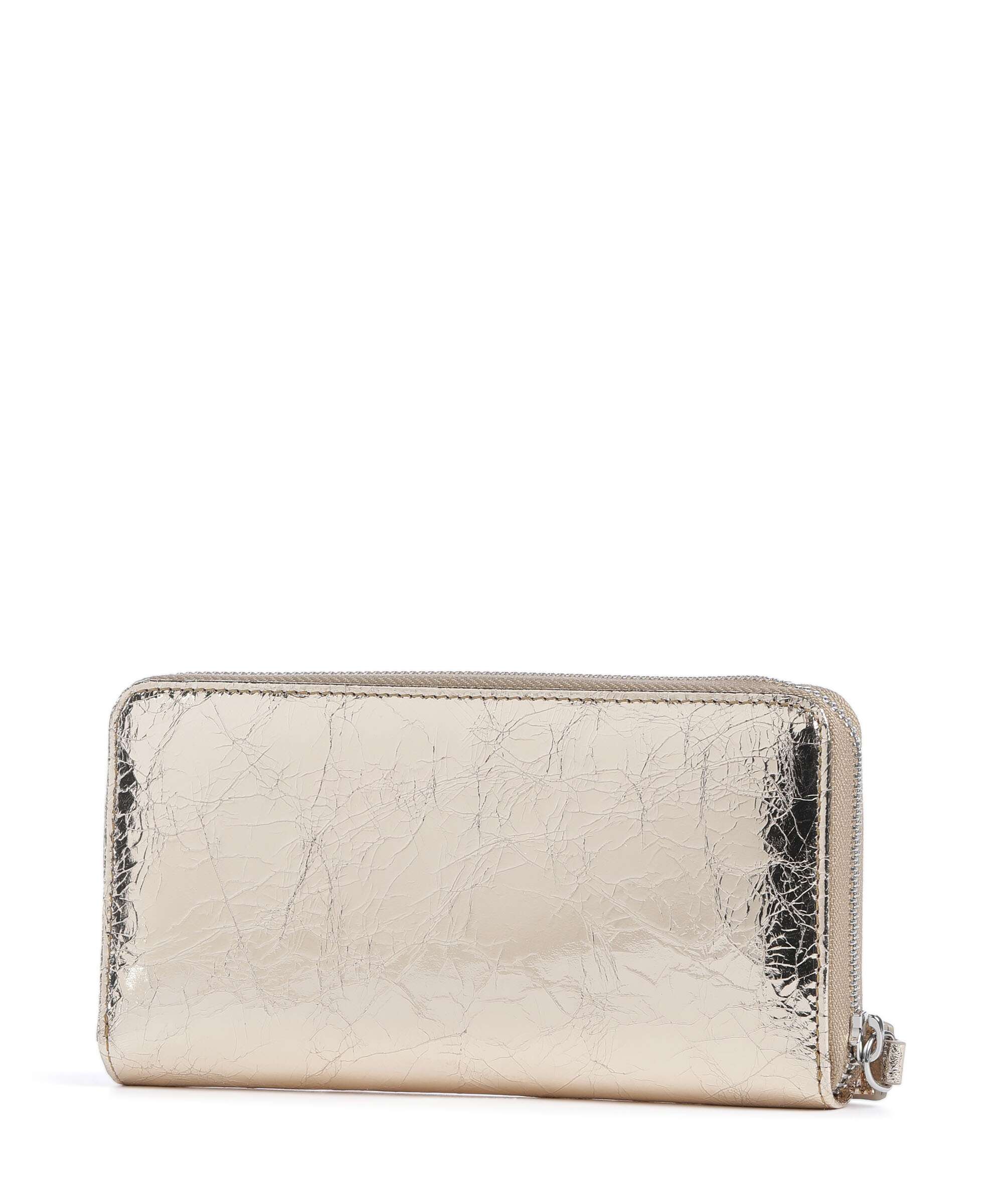 Vivienne Westwood Metallic Crinkle Classic Wallet gold