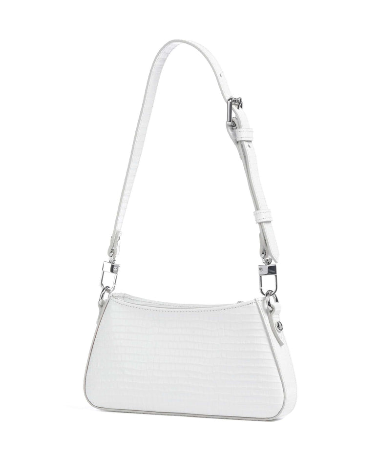 Vivienne Westwood Tasha Embossed Croc Mini Shoulder bag white