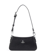 Vivienne Westwood Tasha Embossed Croc Mini Schultertasche black
