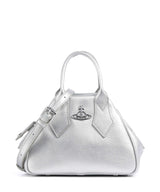 Vivienne Westwood Yasmine Grain Small Handtasche silver