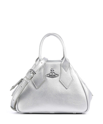 Vivienne Westwood Yasmine Grain Small Sac à main silver