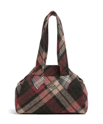 Vivienne Westwood Archive Harris Tweed Check Medium Sac porté épaule light check