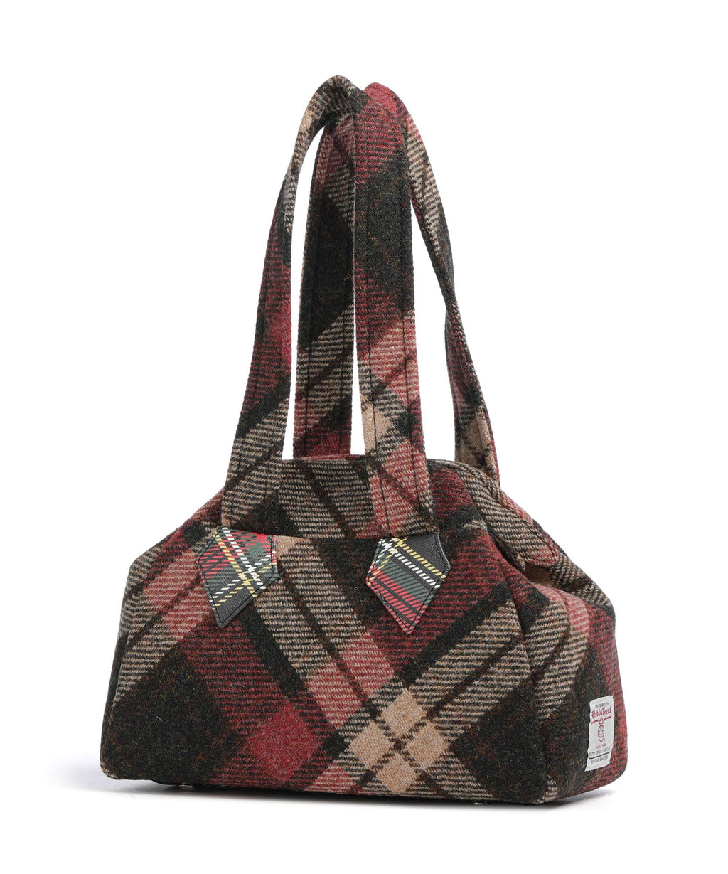 Vivienne Westwood Archive Harris Tweed Check Medium Shoulder bag light check