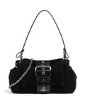 Vivienne Westwood Hazel Suede Treasure Shoulder bag black