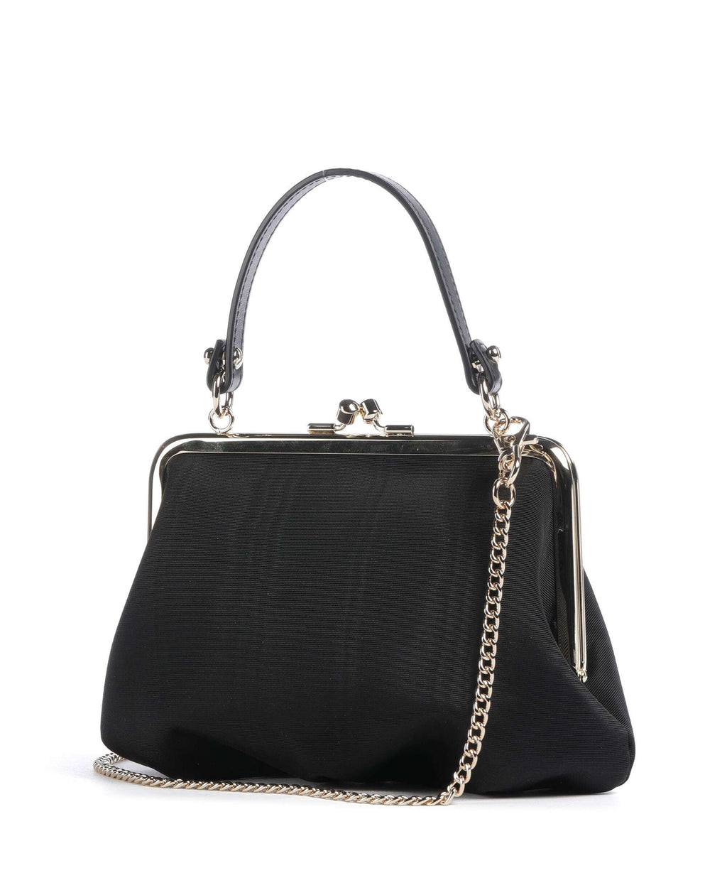 Vivienne Westwood Granny Frame Moire Handbag black