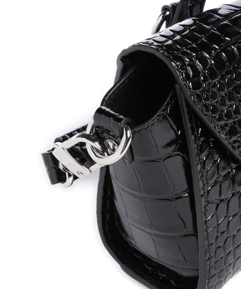 Vivienne Westwood Bettina Embossed Croc Mini Handbag black