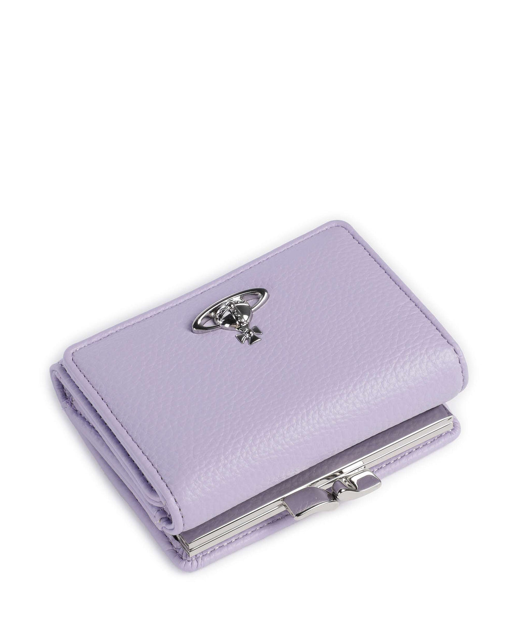Vivienne Westwood Frame Grain Small Wallet lilac