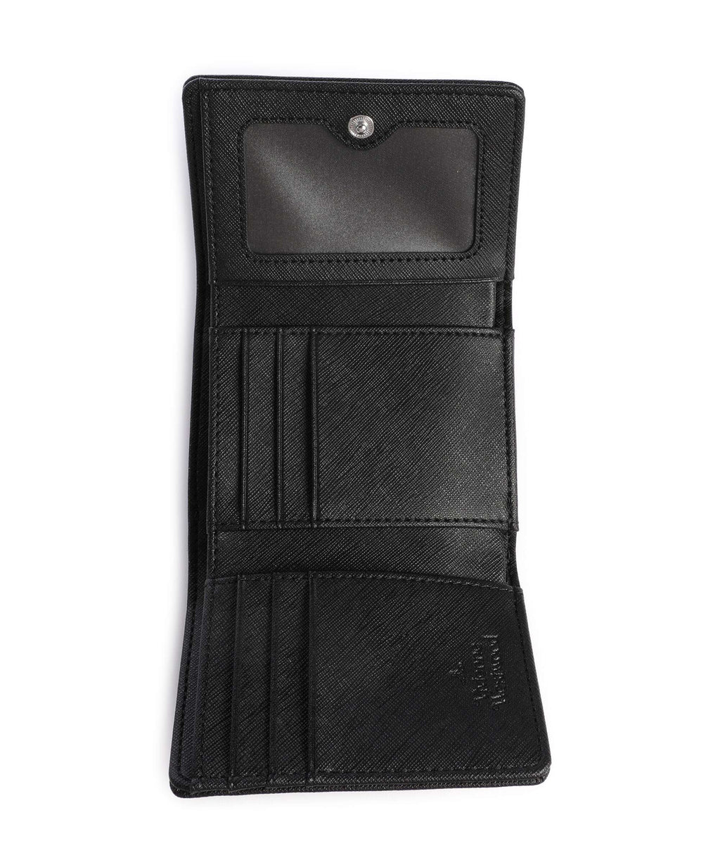 Vivienne Westwood Frame Saffiano Plain Small Wallet black