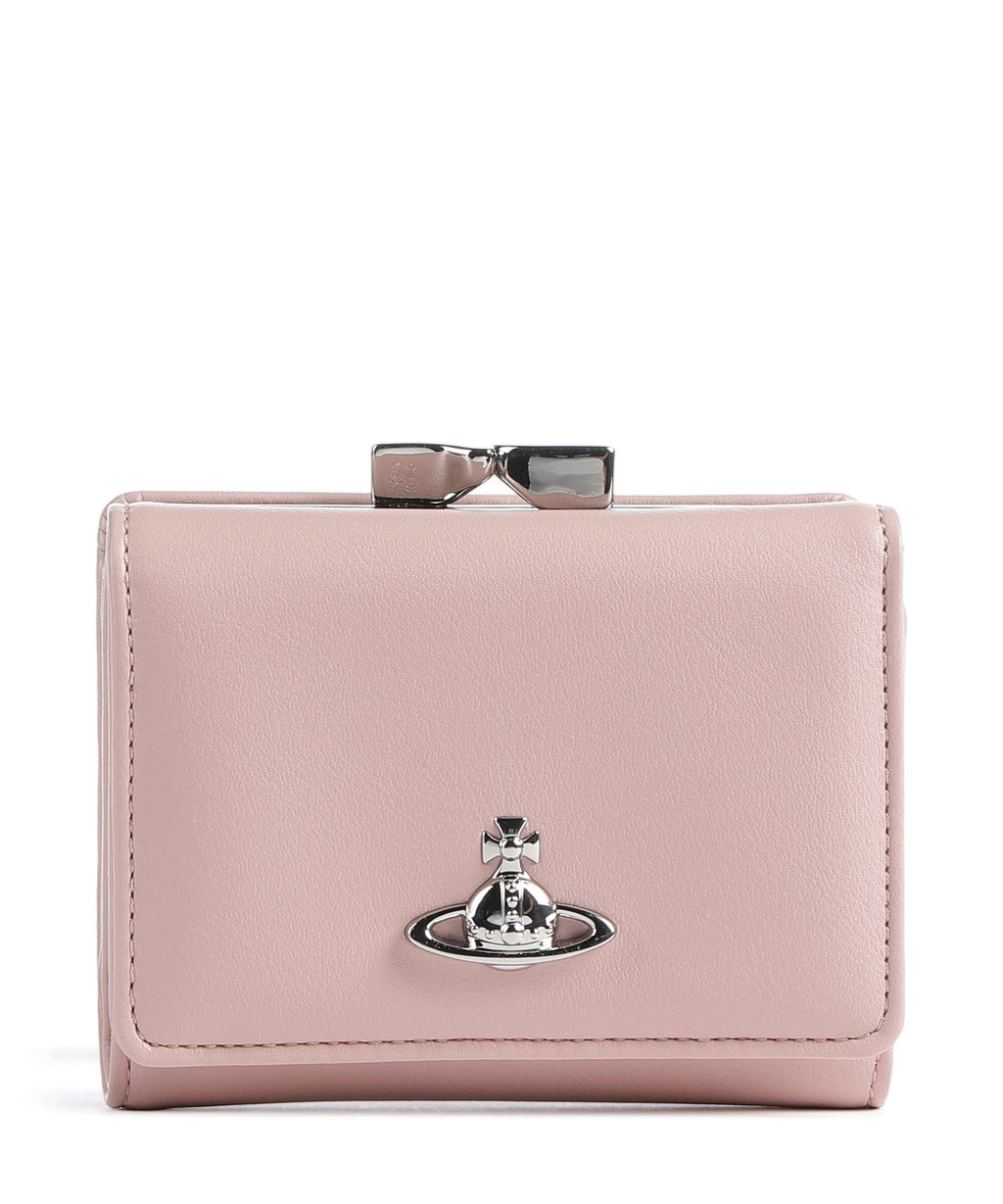 Vivienne Westwood Frame Smooth Small Wallet pastel pink