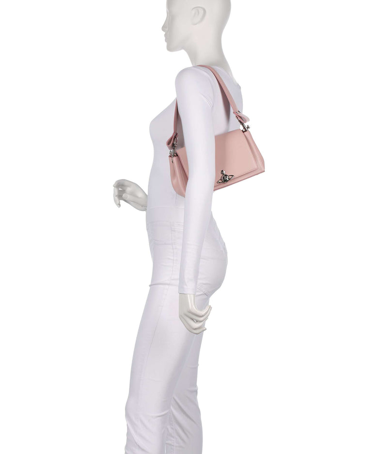 Vivienne Westwood Hazel Smooth Medium Shoulder bag pastel pink