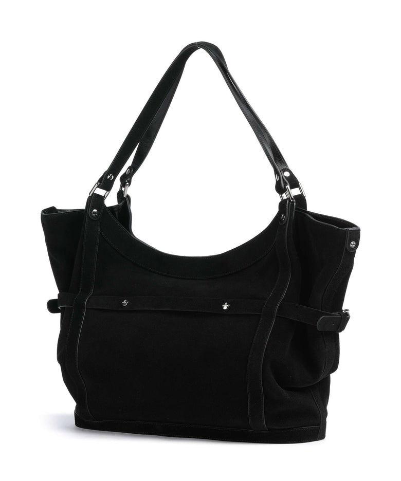 Vivienne Westwood Frankie Suede Large Tote bag black