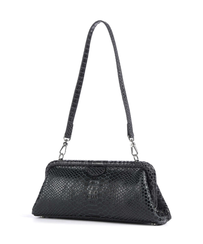 Vivienne Westwood Jane Snake Effect Shoulder bag dark grey