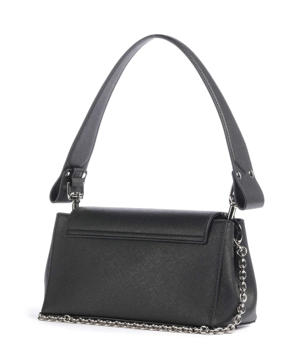 Vivienne Westwood Hazel Saffiano Plain Medium Shoulder bag black