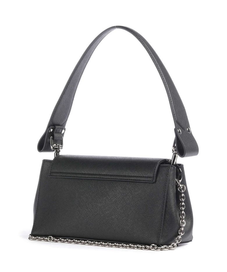 Vivienne Westwood Hazel Saffiano Plain Medium Shoulder bag black
