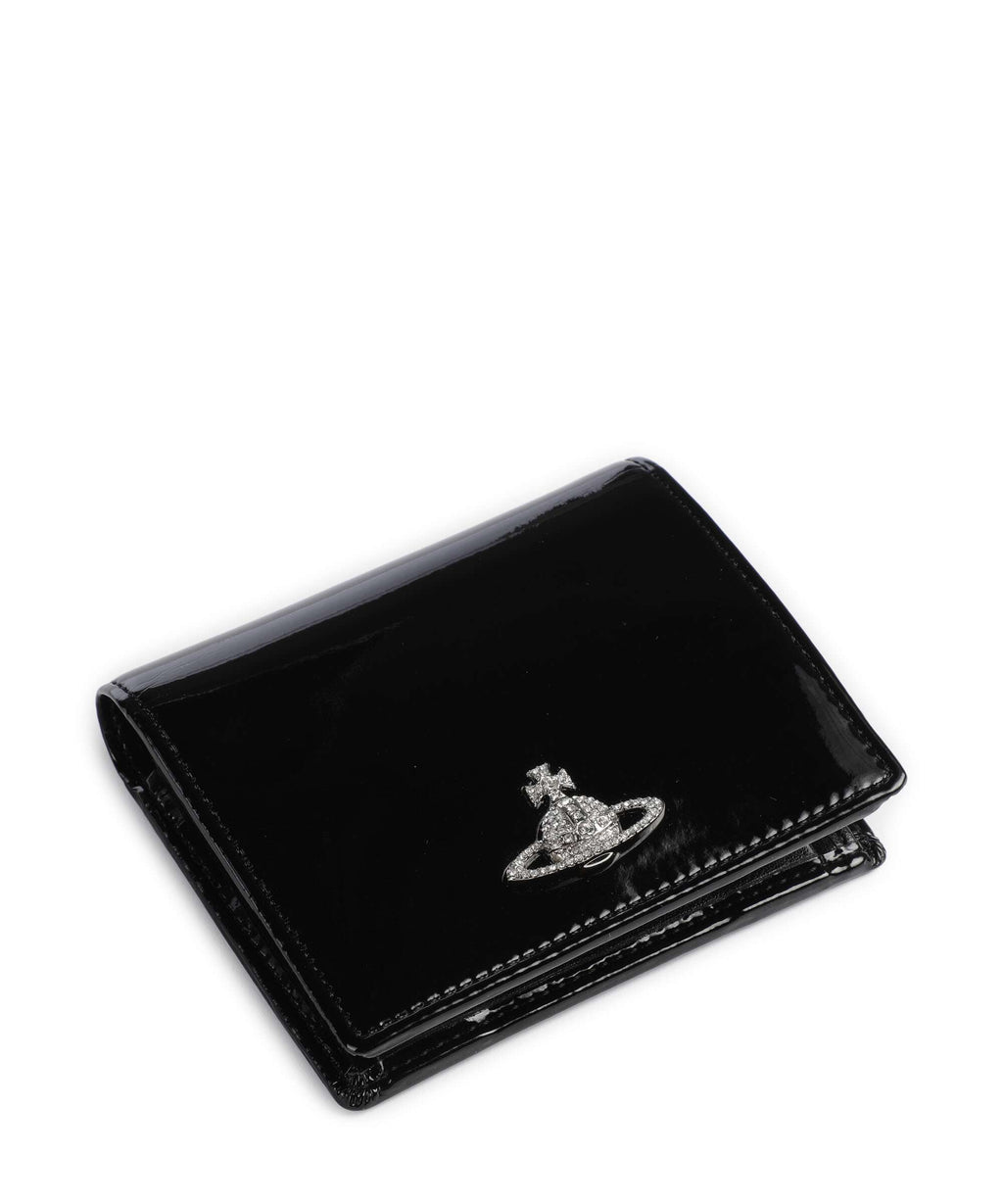 Vivienne Westwood Patent Wallet black/diamante orb