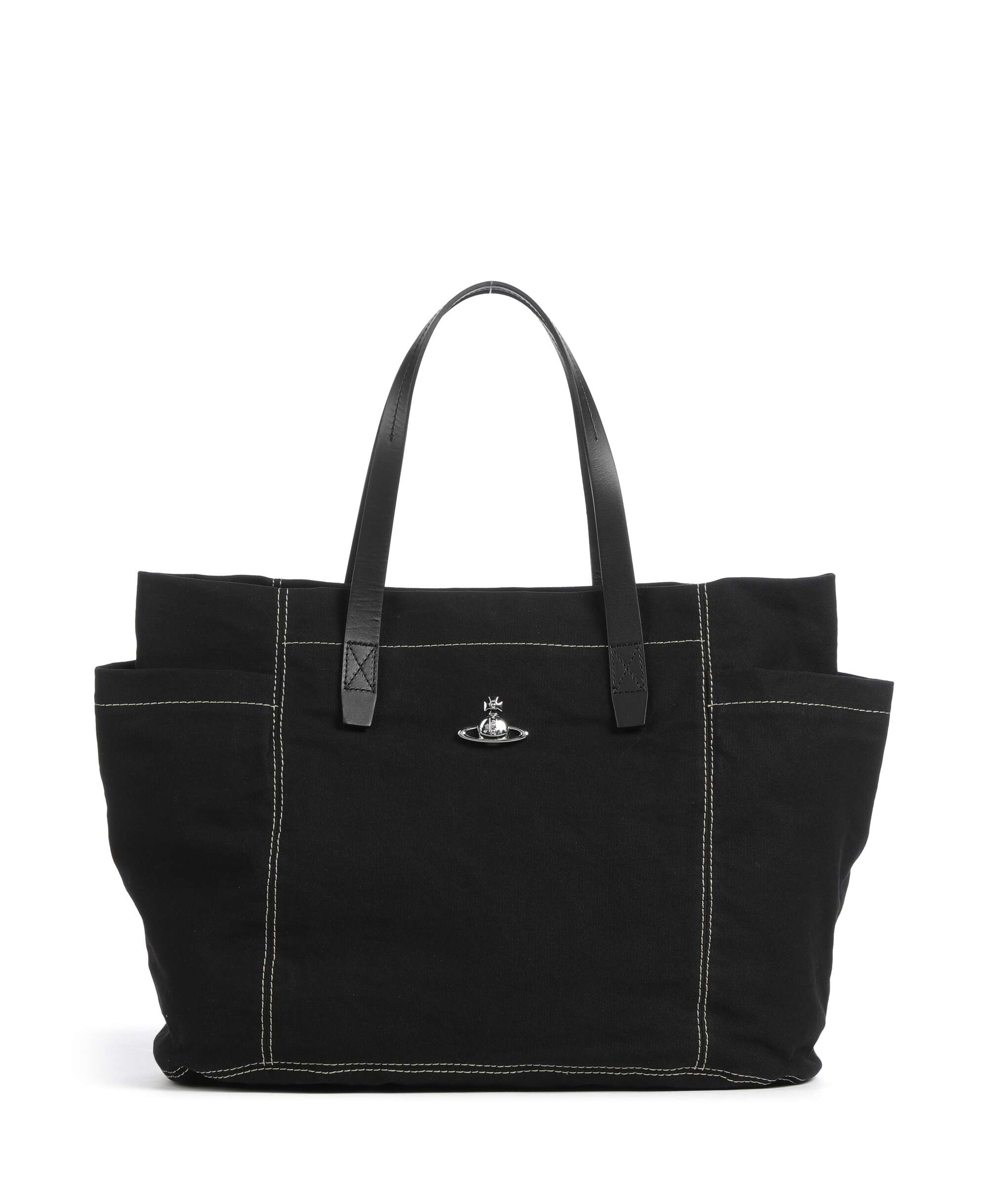 Vivienne Westwood Henry Canvas Medium Tote bag black