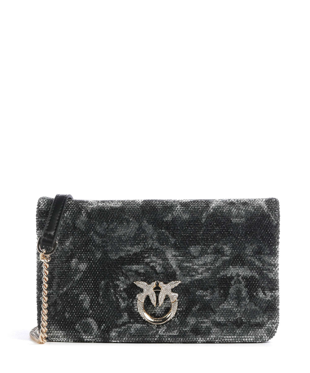 Pinko Click Soft Mini Crossbody bag multicolor/grey/black