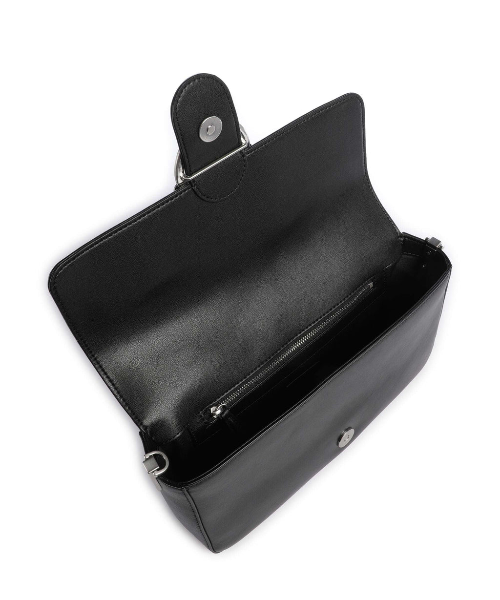 Pinko Love One Classic Slouchy Crossbody bag nero limousine/matt silver