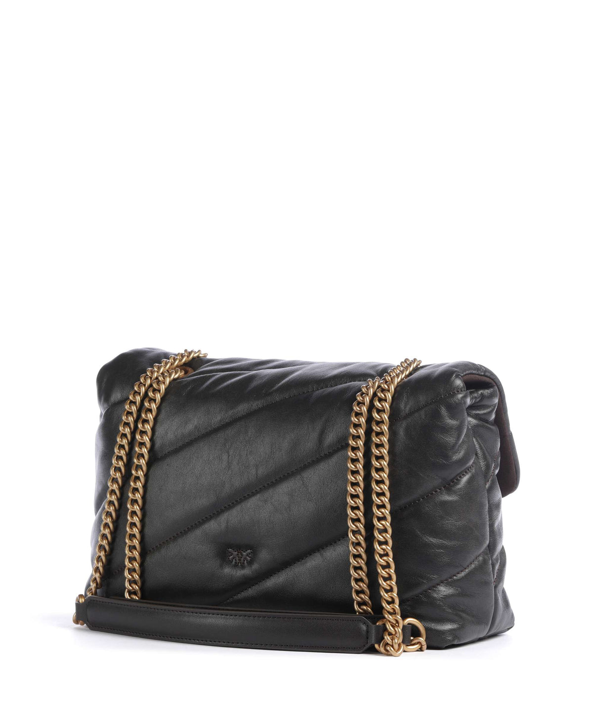 Pinko Love Puff Classic Shoulder bag marrone/caffe/antique gold