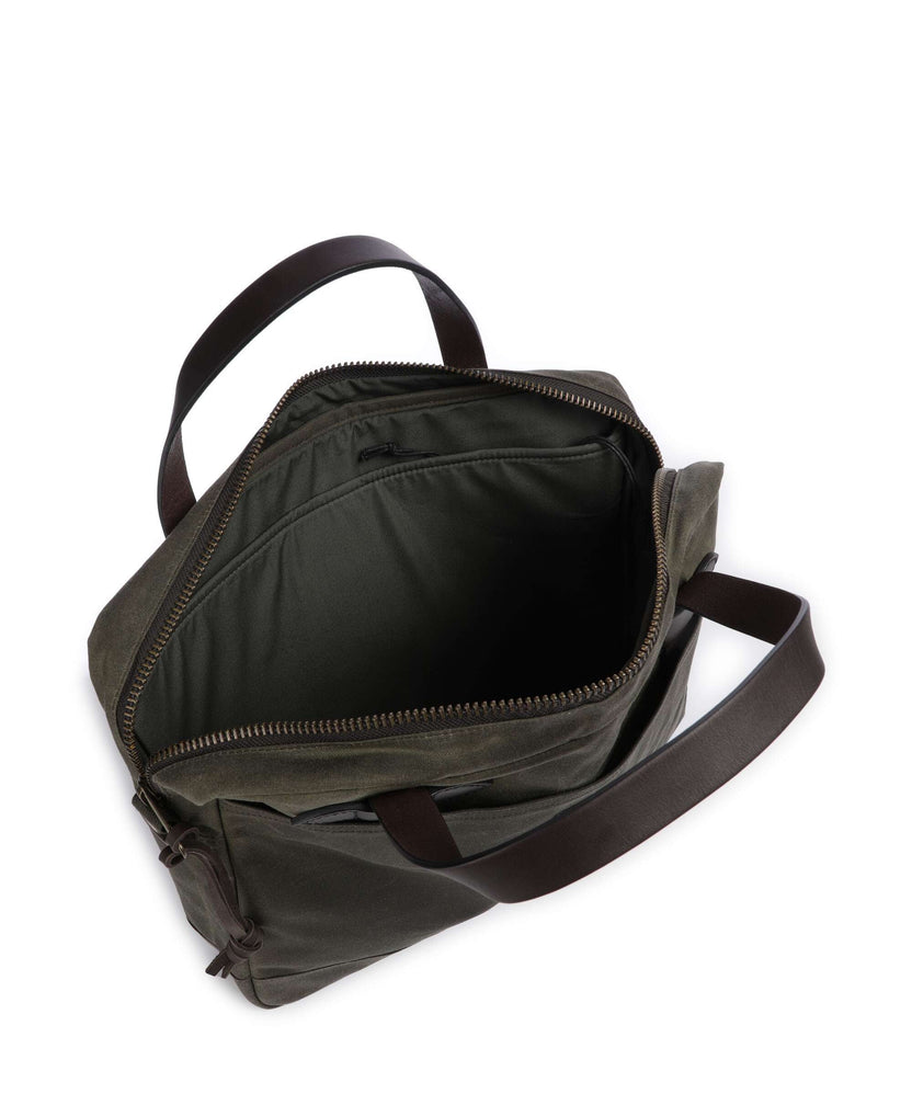 Filson Tin Cloth Briefcase otter green