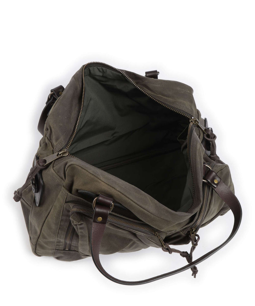 Filson Oil Finish Tin Cloth 24HR Duffle Weekend bag otter green