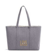 Love Moschino Denim Icon Shopper light blue