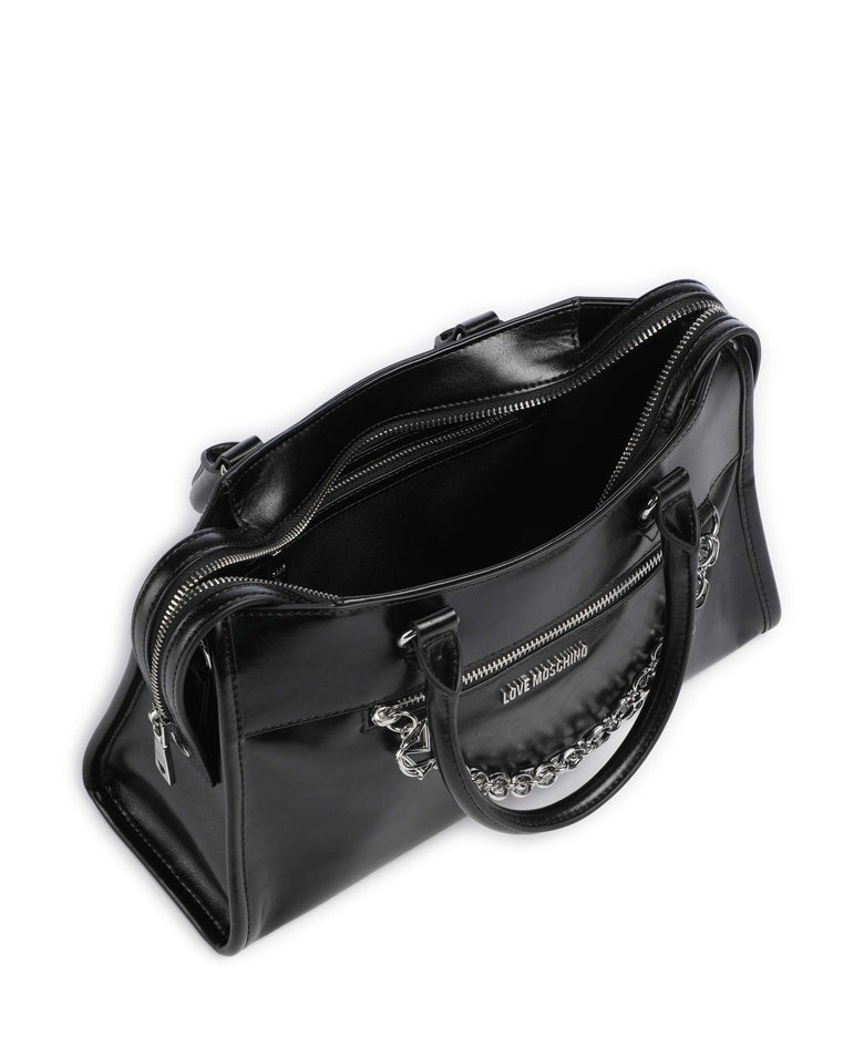 Love Moschino Urban Chains Handbag black/black