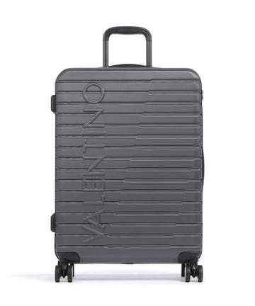 Valentino Bags Mercury Spinner (4 wheels) gunmetal