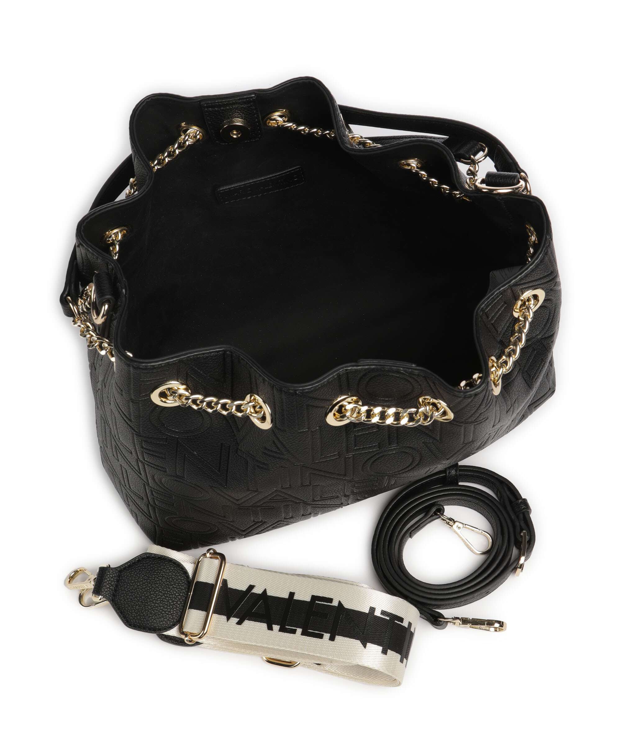 Valentino Bags Pansy Bucket bag nero