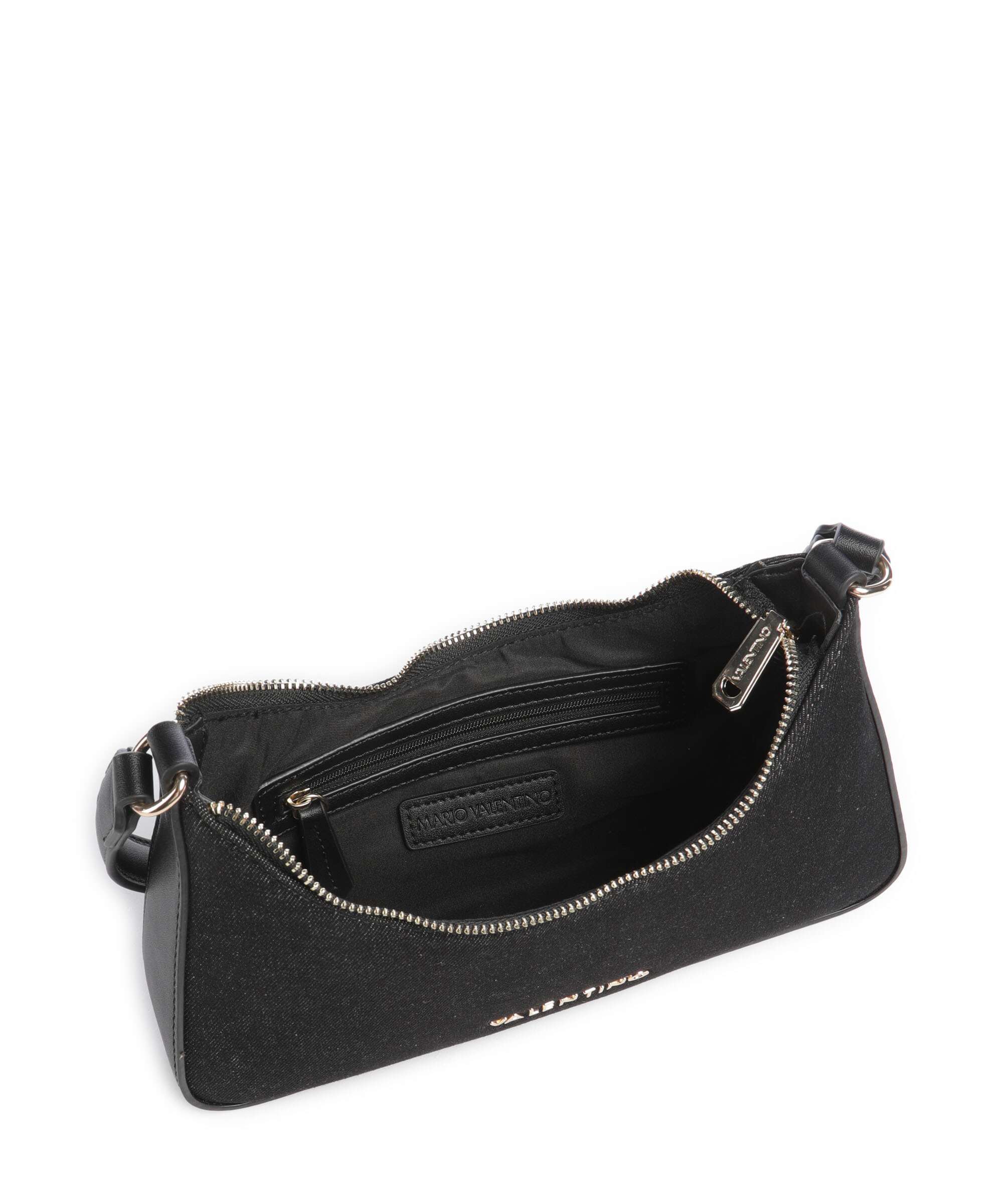 Valentino Bags Kelly Denim Shoulder bag nero