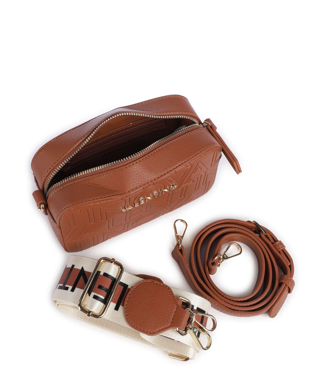 Valentino Bags Pansy Crossbody bag cuoio