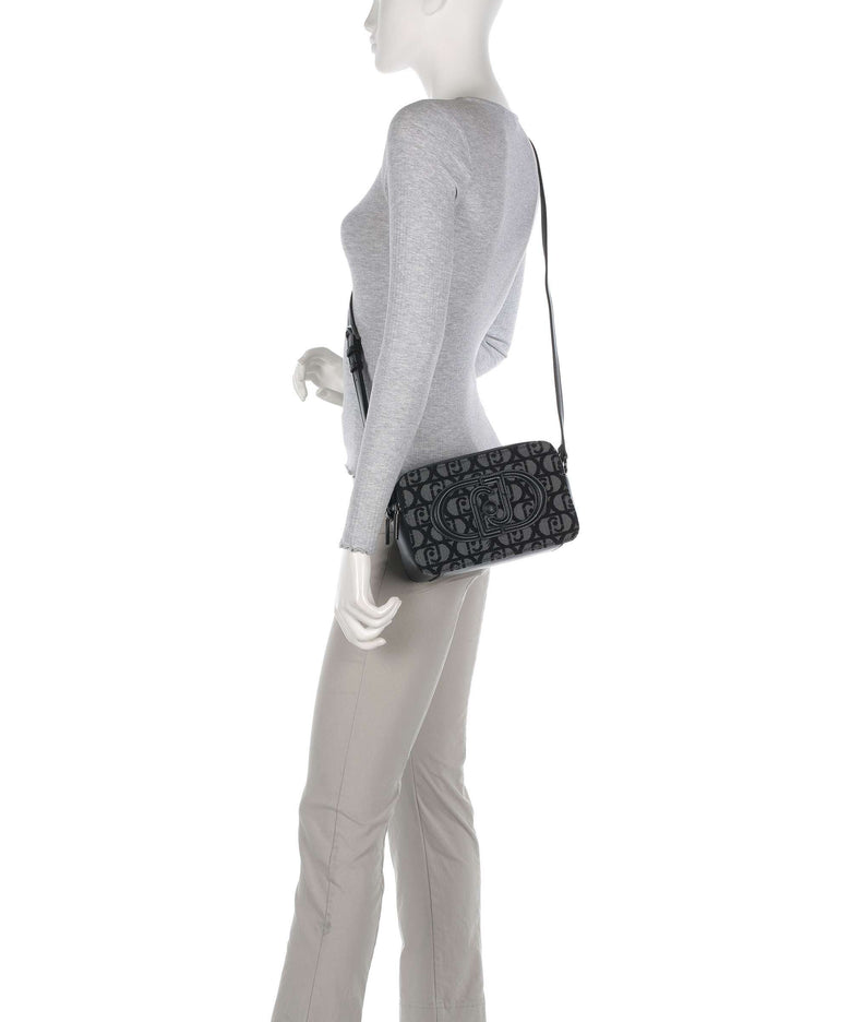 Liu Jo Rubino Crossbody bag jacquard nero
