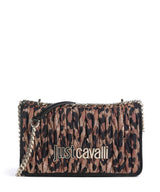 Just Cavalli Sac porté épaule iconic leo print/black