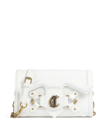 Just Cavalli Crossed Laces Sac bandoulière white