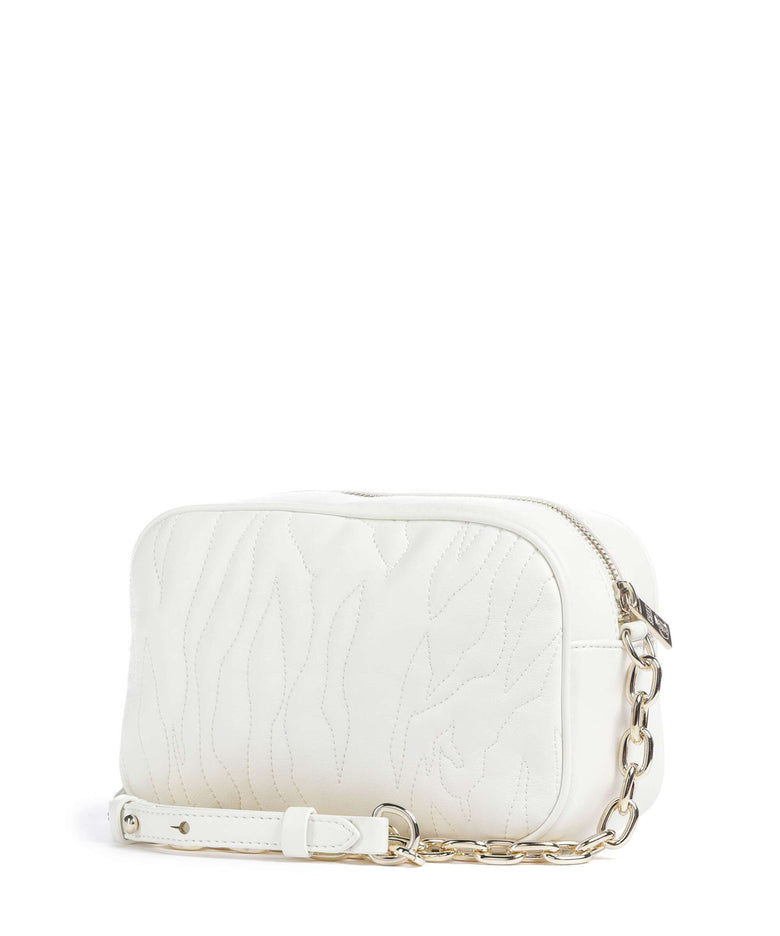 Just Cavalli Quilted Zebra Crossbody bag white