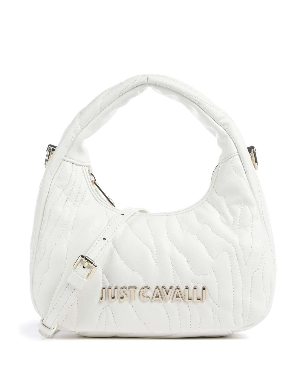Just Cavalli Quilted Zebra Handbag white