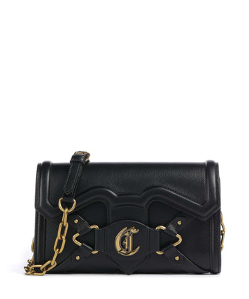 Just Cavalli Crossed Laces Sac bandoulière black