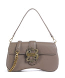 Just Cavalli Iconic Snakes Sac porté épaule taupe