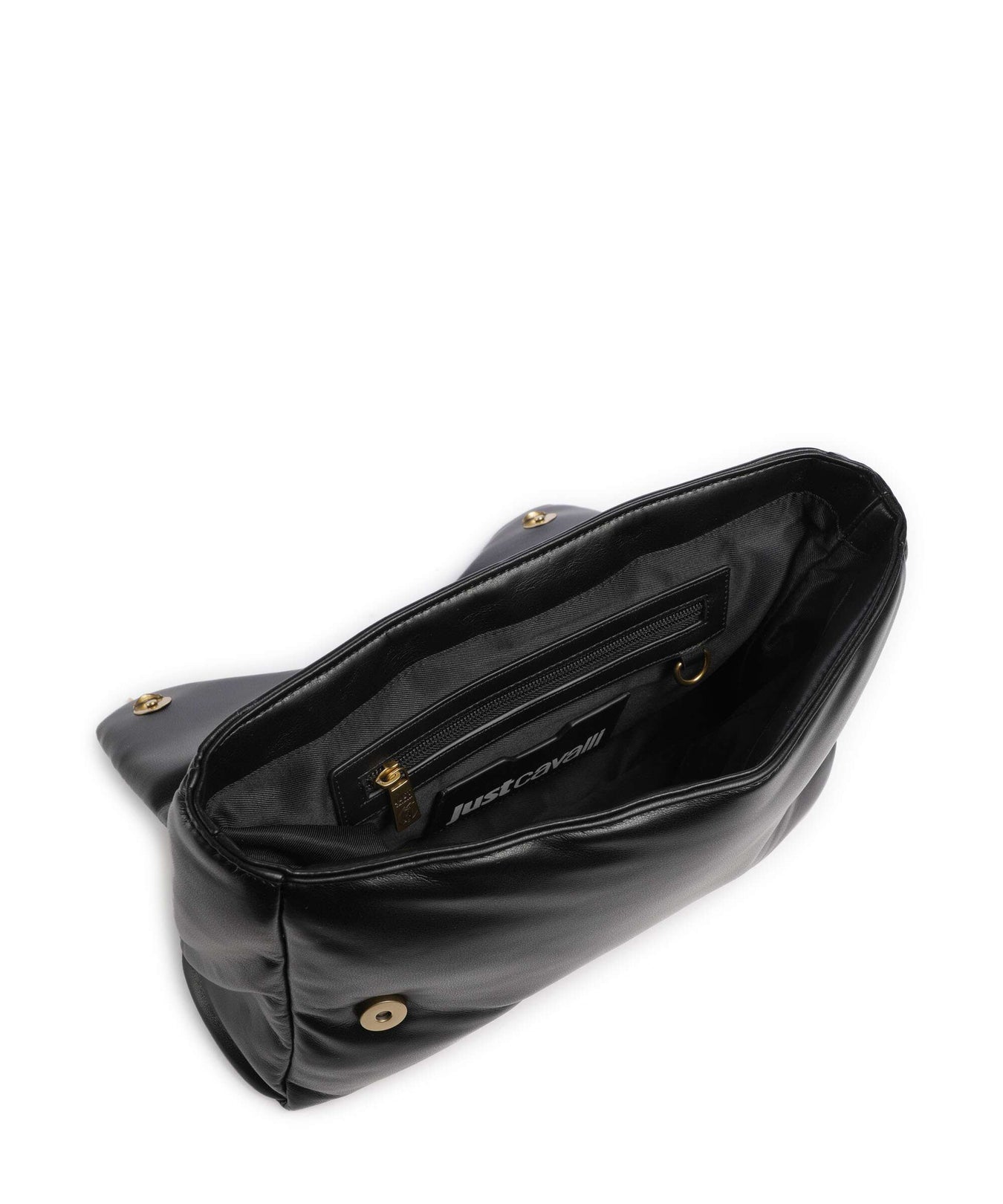 Just Cavalli Puffy Foulard Shoulder bag black