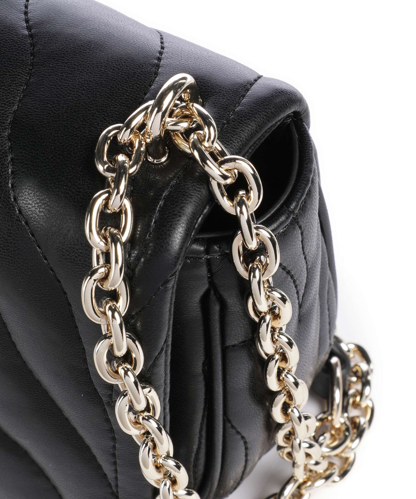 Just Cavalli Quilted Zebra Shoulder bag black