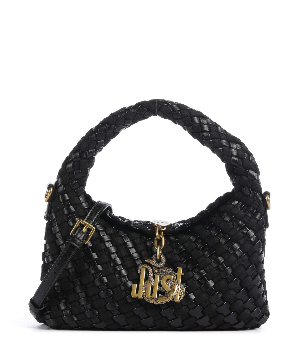 Just Cavalli Woving Handbag black